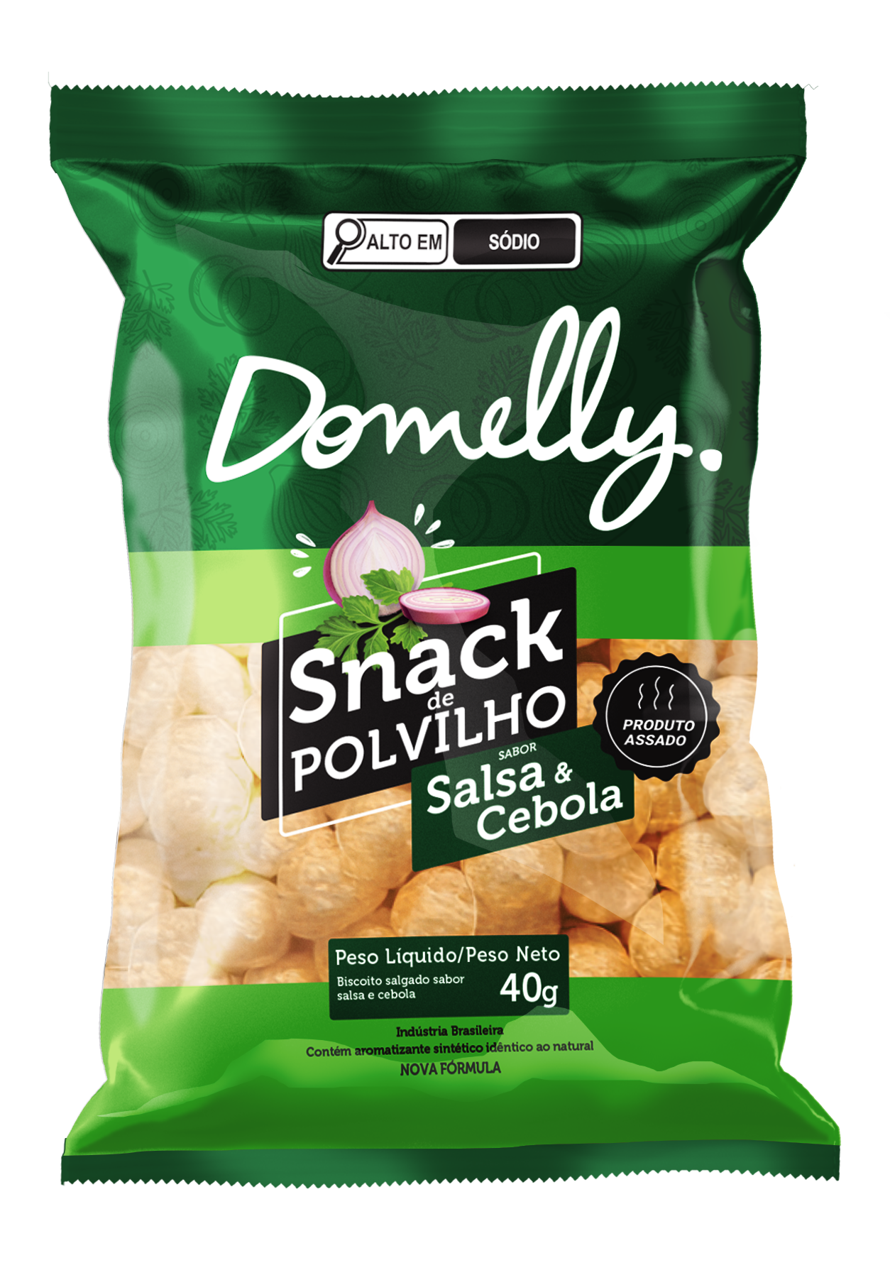 Snack de Polvilho Salsa e Cebola
